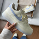 Air Force Creme Azul Metalizado